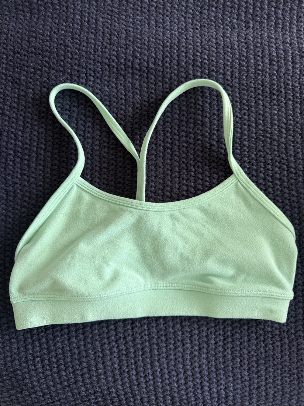 lululemon athletica Mint Green Strappy Sports Bra